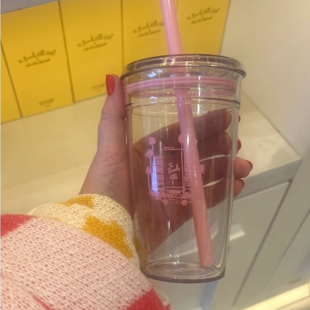 La La Land x The Beverly Hills Hotel Limited Edition Tumbler with Straw. NIB - Picture 8 of 12